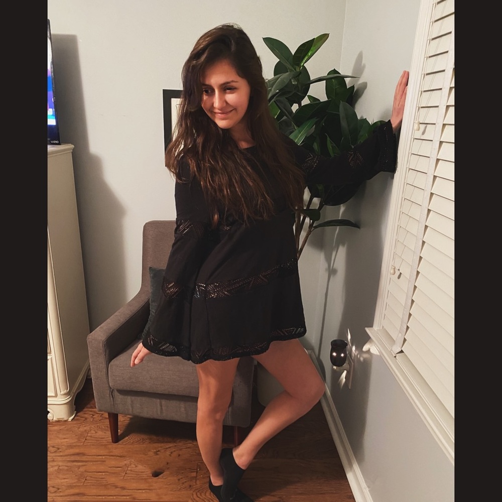 Short Black Festival-style Dress